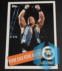 2015 Topps Heritage WWE #44 Stone Cold Steve Austin